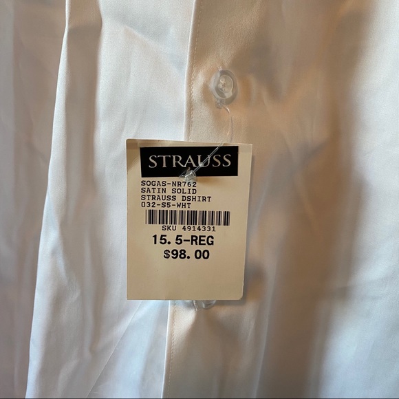 Slim White Dress Shirt - Picture 3 of 3